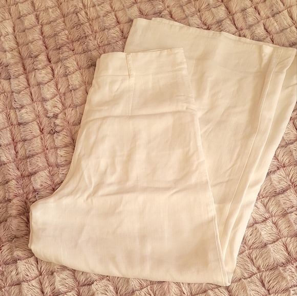 Sage, elegant white wide leg pants, M, in great condition - Picture 5 of 10